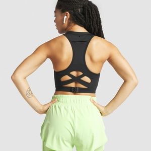 Gymshark Speed Sports Bra - Black Small